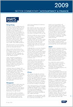 Hays - Hong Kong salary index 2009