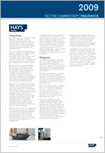 Hays - Hong Kong salary index 2009